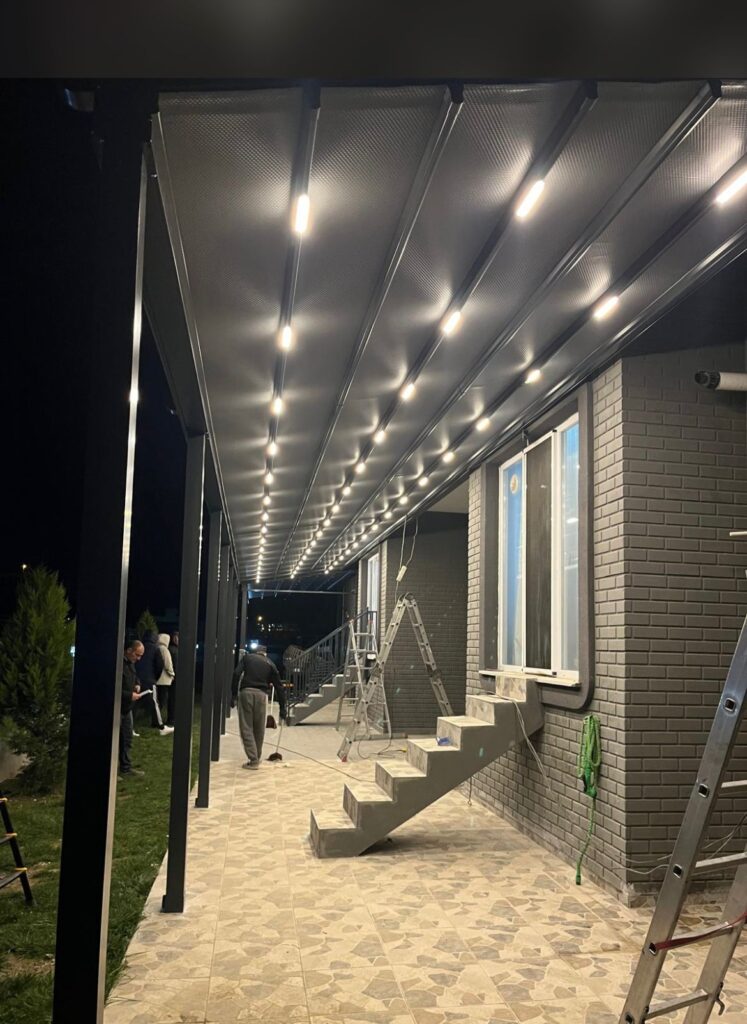 Motorlu Pergola Tente